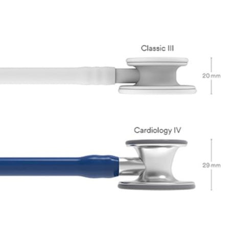 Littmann Cardiology IV Stethoscope in Navy Blue with 27-inch Tubing Length.