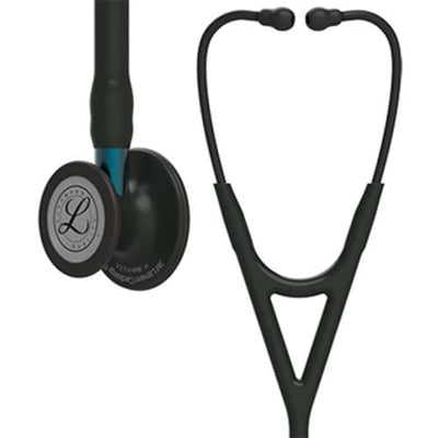 Littmann Cardiology IV Stethoscope - Black · Blue Stem · Black