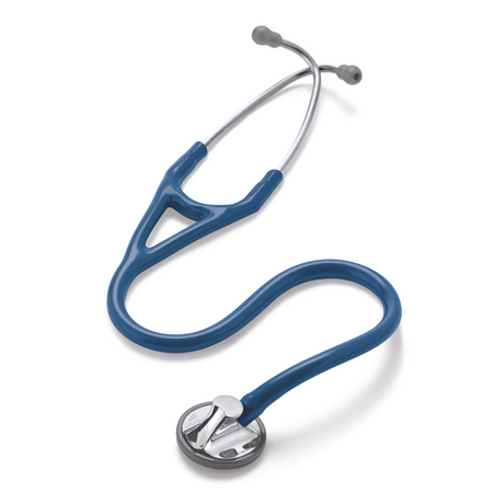 Littmann Master Cardiology Stethoscope – Navy Blue, Stainless Steel, Standard – full stethoscope.