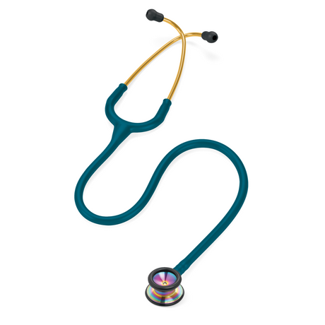 Littmann Classic II Pediatric Stethoscope – Caribbean Blue, Rainbow, Standard.