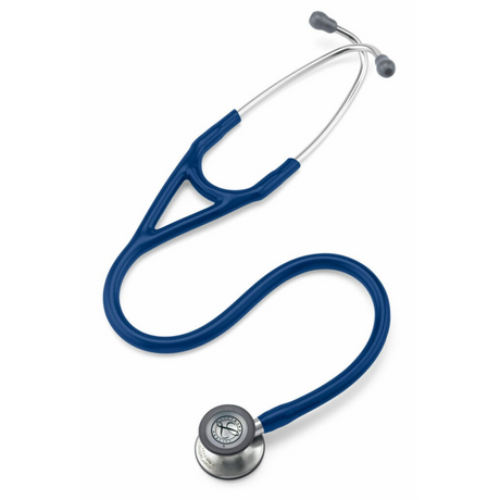 Littmann Cardiology IV Stethoscope – Navy Blue, Stainless Steel, Standard – full stethoscope.