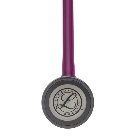 Littmann Master Cardiology Stethoscope – Plum, Stainless Steel, Standard – size diagram.