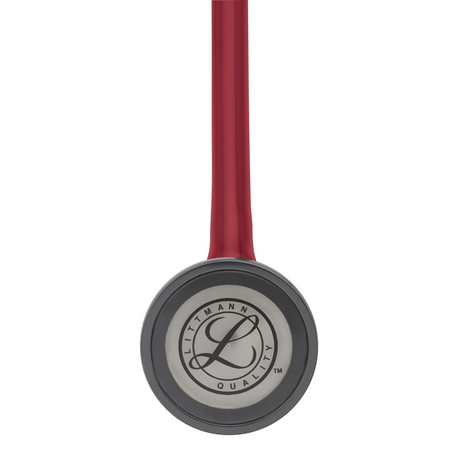Littmann Master Cardiology Stethoscope – Burgundy, Stainless Steel, Standard – size diagram.