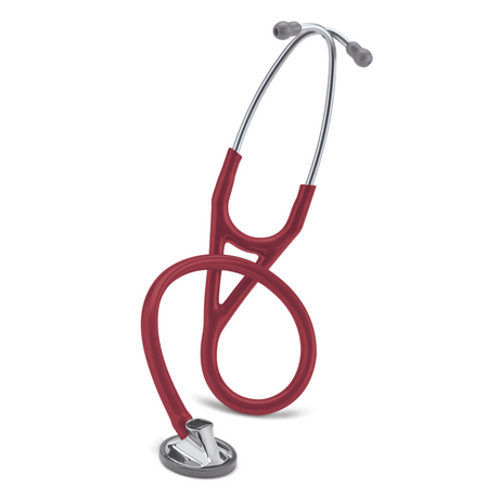Littmann Master Cardiology Stethoscope – Burgundy, Stainless Steel, Standard.