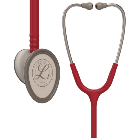 Littmann Lightweight II S.E. Stethoscope – Burgundy – full stethoscope.