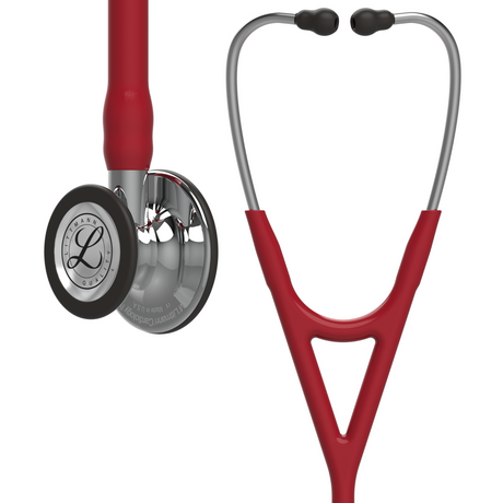 Littmann Cardiology IV Stethoscope – Burgundy, Stainless Steel, Mirror.