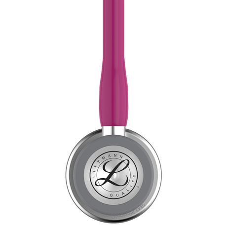 Littmann Cardiology IV Stethoscope – Raspberry, Stainless Steel, Standard – full stethoscope.
