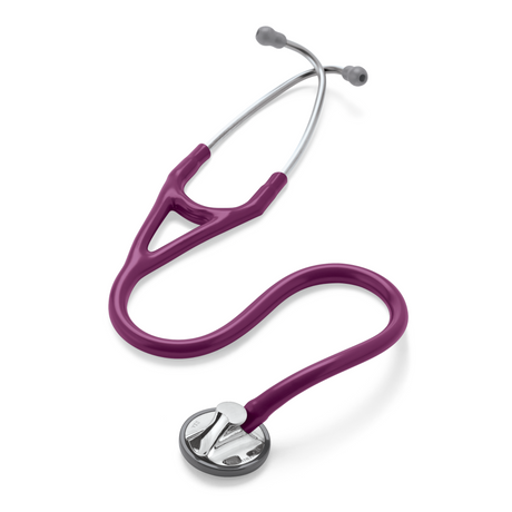Littmann Master Cardiology Stethoscope – Plum, Stainless Steel, Standard – full stethoscope.