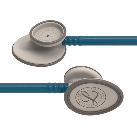 Littmann Lightweight II S.E. Stethoscope – Caribbean Blue – chestpiece close-up.