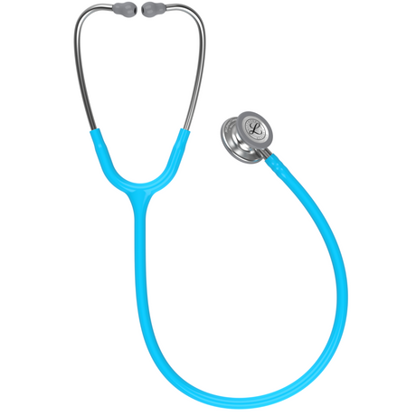 Littmann Classic III Stethoscope – Turquoise, Stainless Steel – full stethoscope.