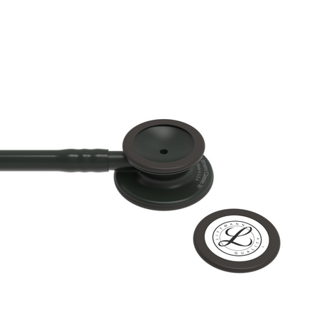 Littmann Classic III Stethoscope – Black, Black – chestpiece close-up.