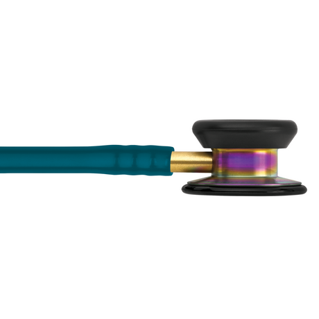 Littmann Classic II Pediatric Stethoscope – Caribbean Blue, Rainbow, Standard – size diagram.