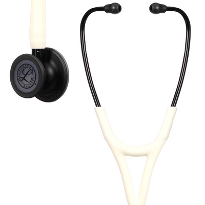 Littmann Cardiology IV Stethoscope, Satin Tubing - Alabaster · Black