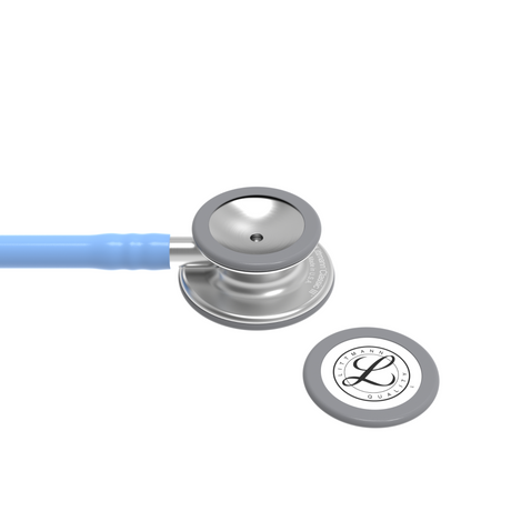 Littmann Classic III Stethoscope – Ceil Blue, Stainless Steel – chestpiece close-up.