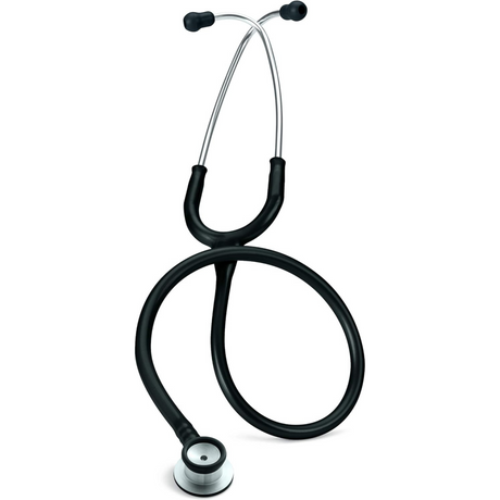 Littmann Classic II Pediatric & Infant Stethoscope – Black, Stainless Steel, Standard – full stethoscope.