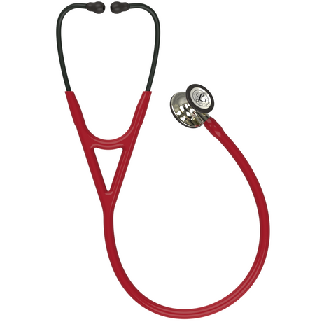Littmann Cardiology IV Stethoscope – Burgundy, Champagne, Standard – full stethoscope.