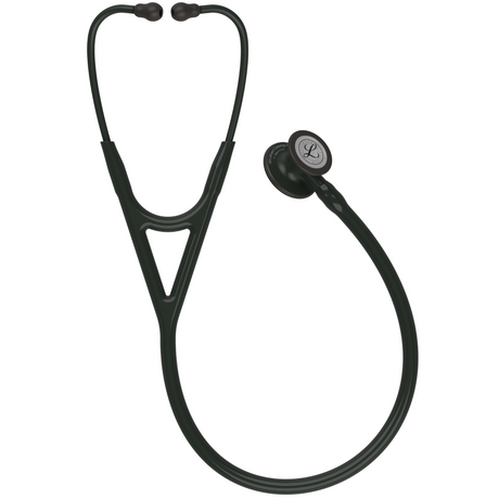 Littmann Cardiology IV Stethoscope – Black, Black, Standard – full stethoscope.
