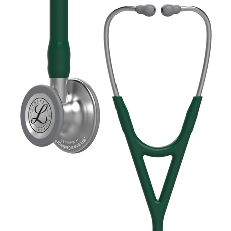 Littmann Cardiology IV Stethoscope – Hunter Green, Stainless Steel, Standard.