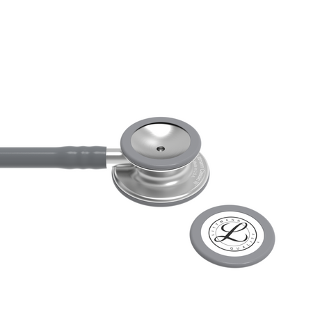 Littmann Classic III Stethoscope – Gray, Stainless Steel – chestpiece close-up.
