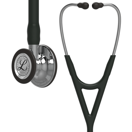 Littmann Cardiology IV Stethoscope – Black, Stainless Steel, Mirror.