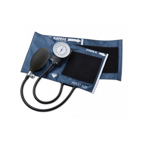 ADC Basic Aneroid Sphygmomanometer with Cuff, Prospyg 2-Tube Pocket Size, Adult Large Cuff.